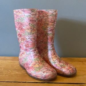 Girls size 3 Rainboots